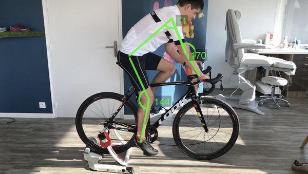 Analyse posturale du cycliste